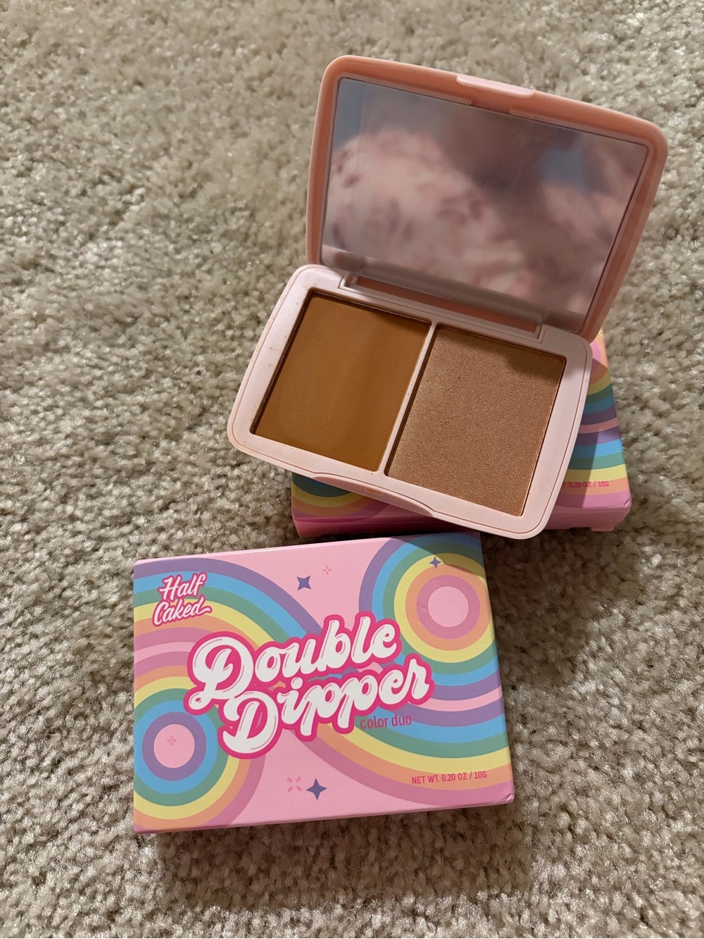 Half caked Cheek Duo Double dippers (2pack set) NWT